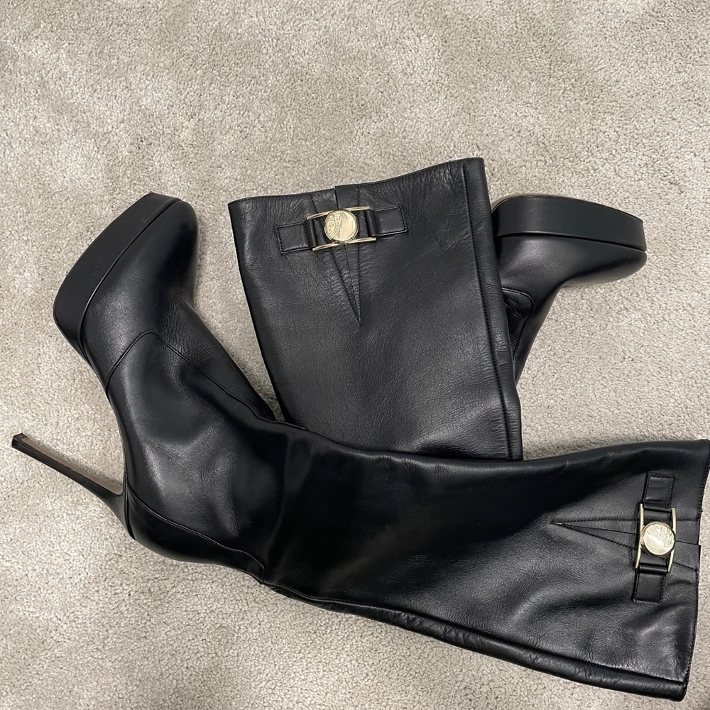 Versace Medusa Logo Boots